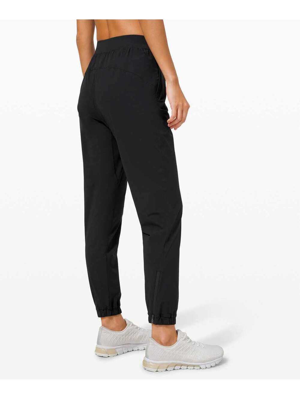 Lululemon Adapted State Jogger Women’s Size 8 Black High Rise Zip Pocket Pants